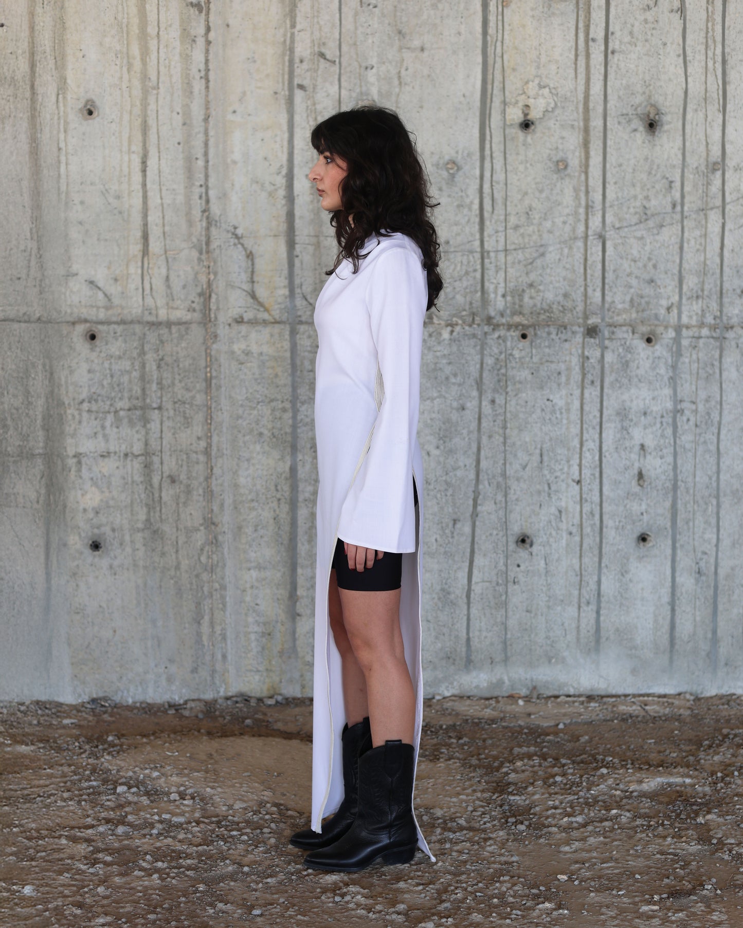 The Rooted Asymmetry Blouse