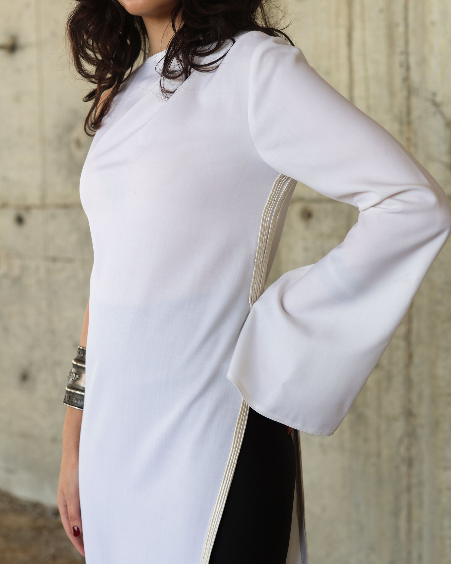 The Rooted Asymmetry Blouse