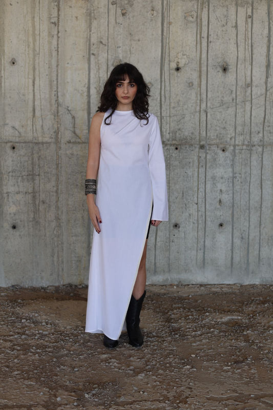 Long Asymmetric Blouse