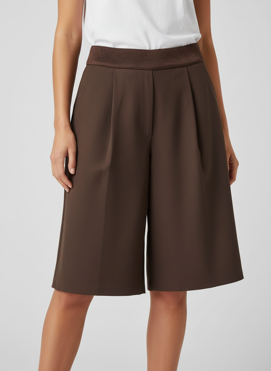 The Seraphina Silk-Waist Culotte