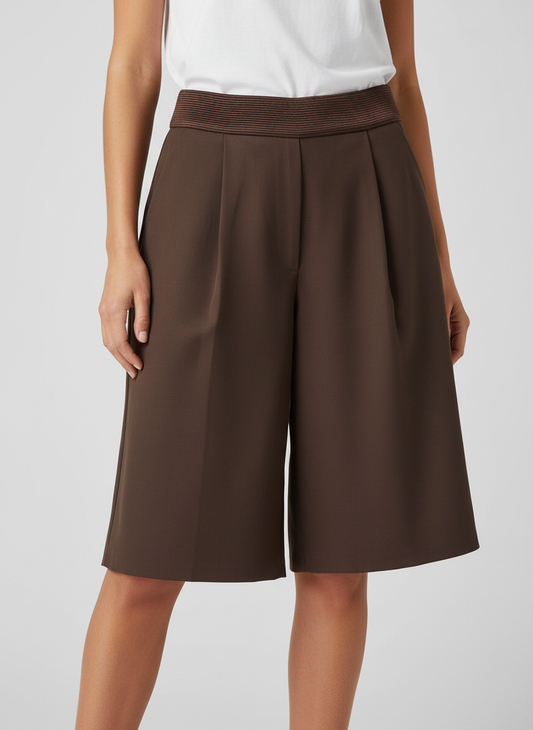 The Seraphina Silk-Waist Culotte